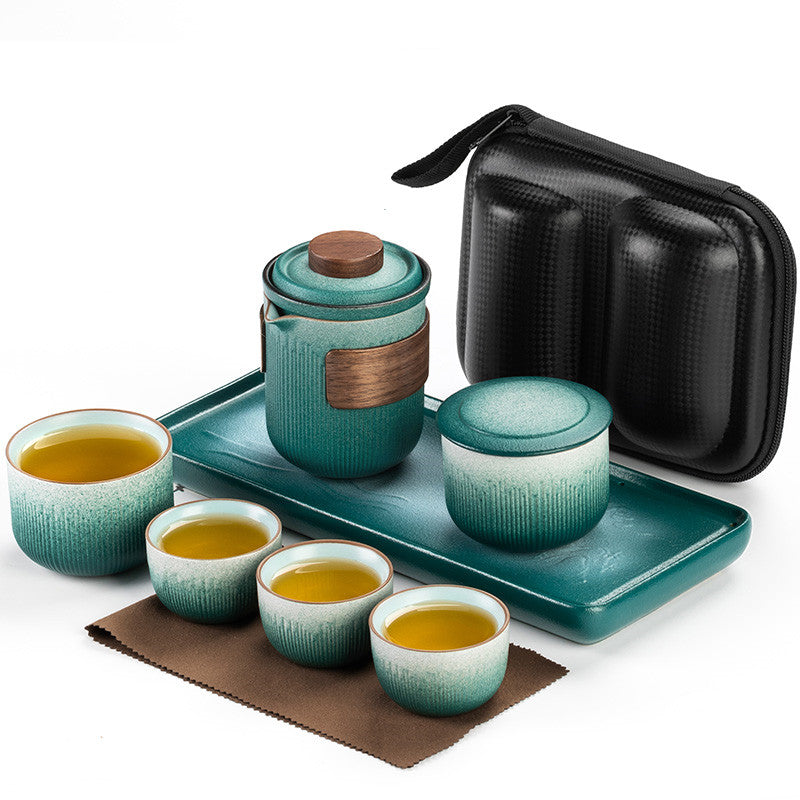 Tea Set Combination Small Portable Bag Type