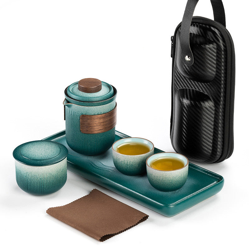 Tea Set Combination Small Portable Bag Type