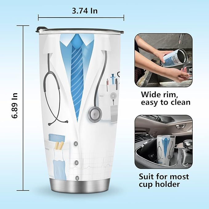 Cross-Border Double-layer Large Capacity Stainless Steel Insulation Cup