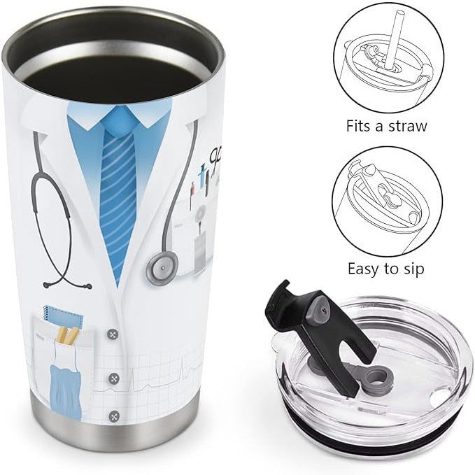 Cross-Border Double-layer Large Capacity Stainless Steel Insulation Cup