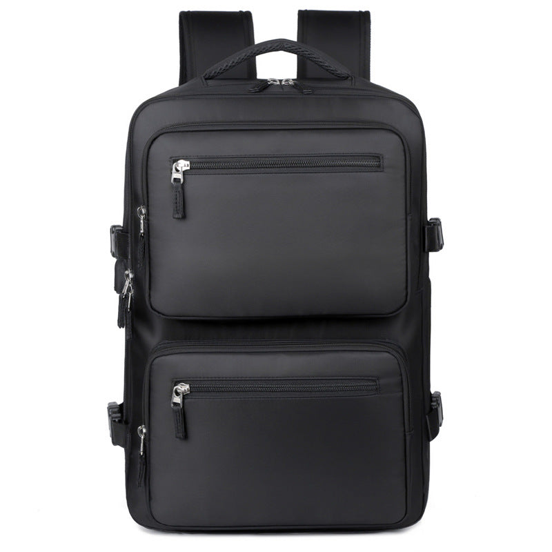 Mens Large-Capacity Business Backpack With Dry-Wet Separation Compartments